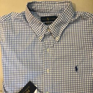 New Ralph Lauren Performance classic fit L/S shirt size XL $125